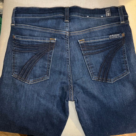 NWOT 7 For All Mankind Dark Wash Dojo - Picture 4 of 4